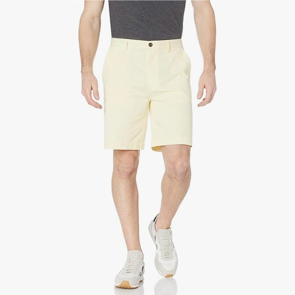 Amazon Essentials Men's Yellow Shorts 42 NWT
